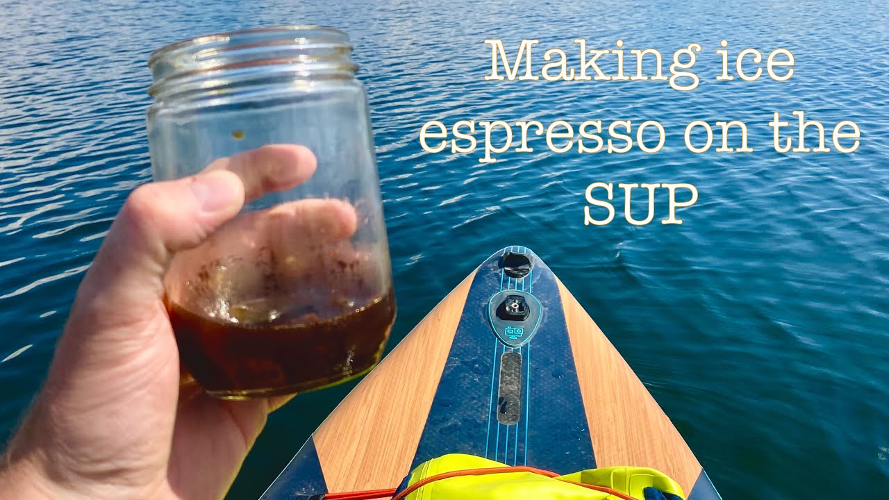 handpresso on the paddle board