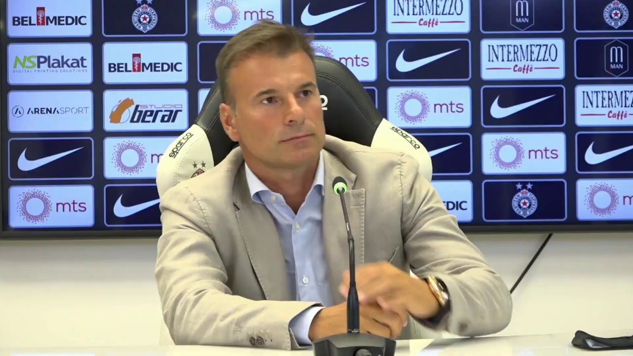 Promocija novog šefa stručnog štaba FK Partizan Aleksandra Stanojevića