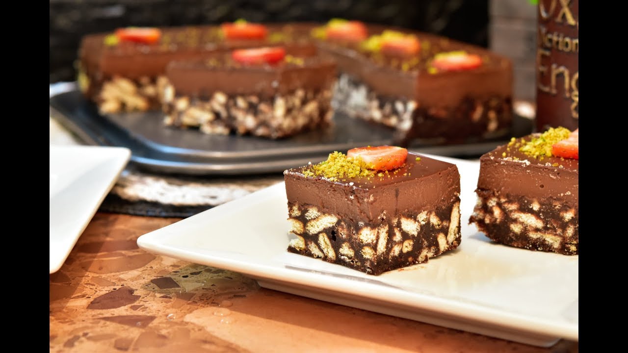 ليزي كيك بطريقه تقديم مميزه من غير بيض ومن غير كريمه بطريقه سهله وبسيطه Lazy Cake in an easy way