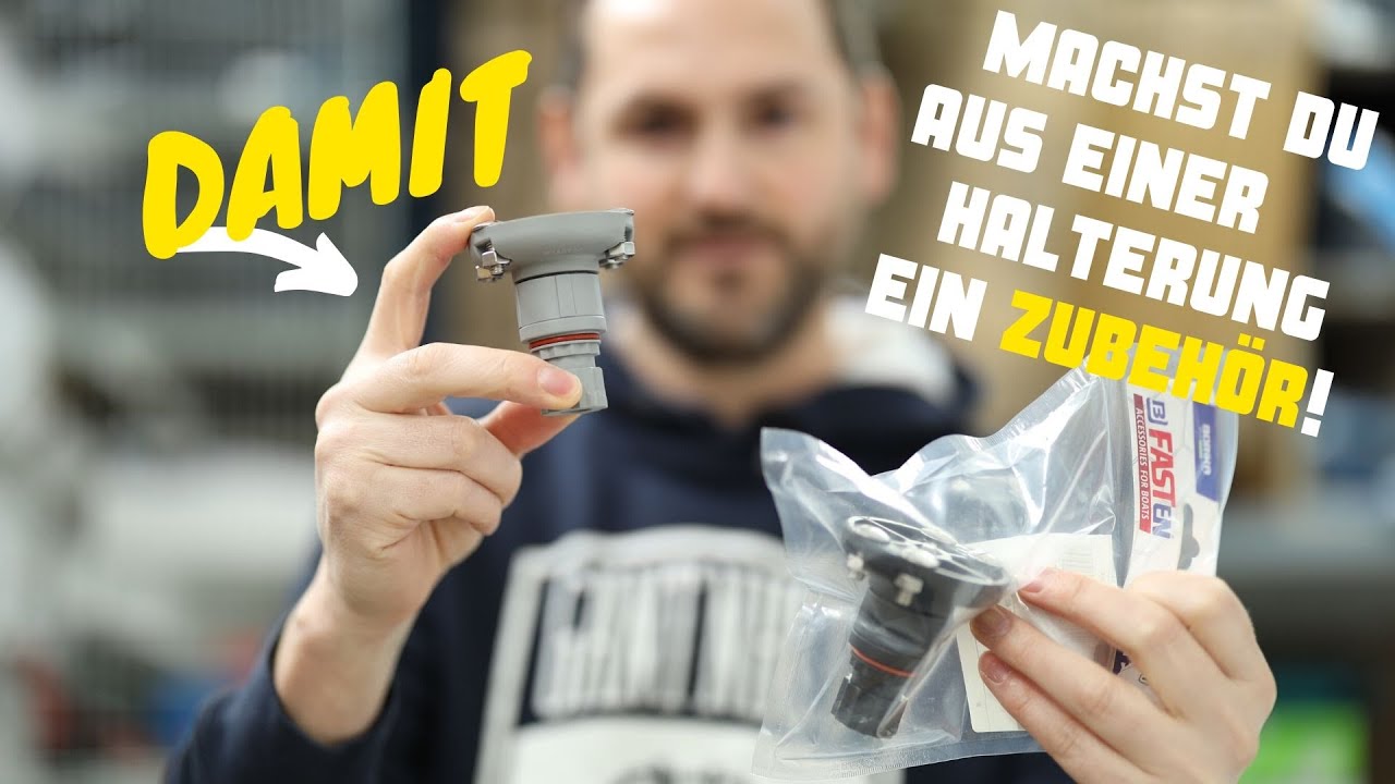 Mit diesem Artikel kannst Du Dein Zubehör oder Fasten Halterung mit einem Sternadapter ausstatten.