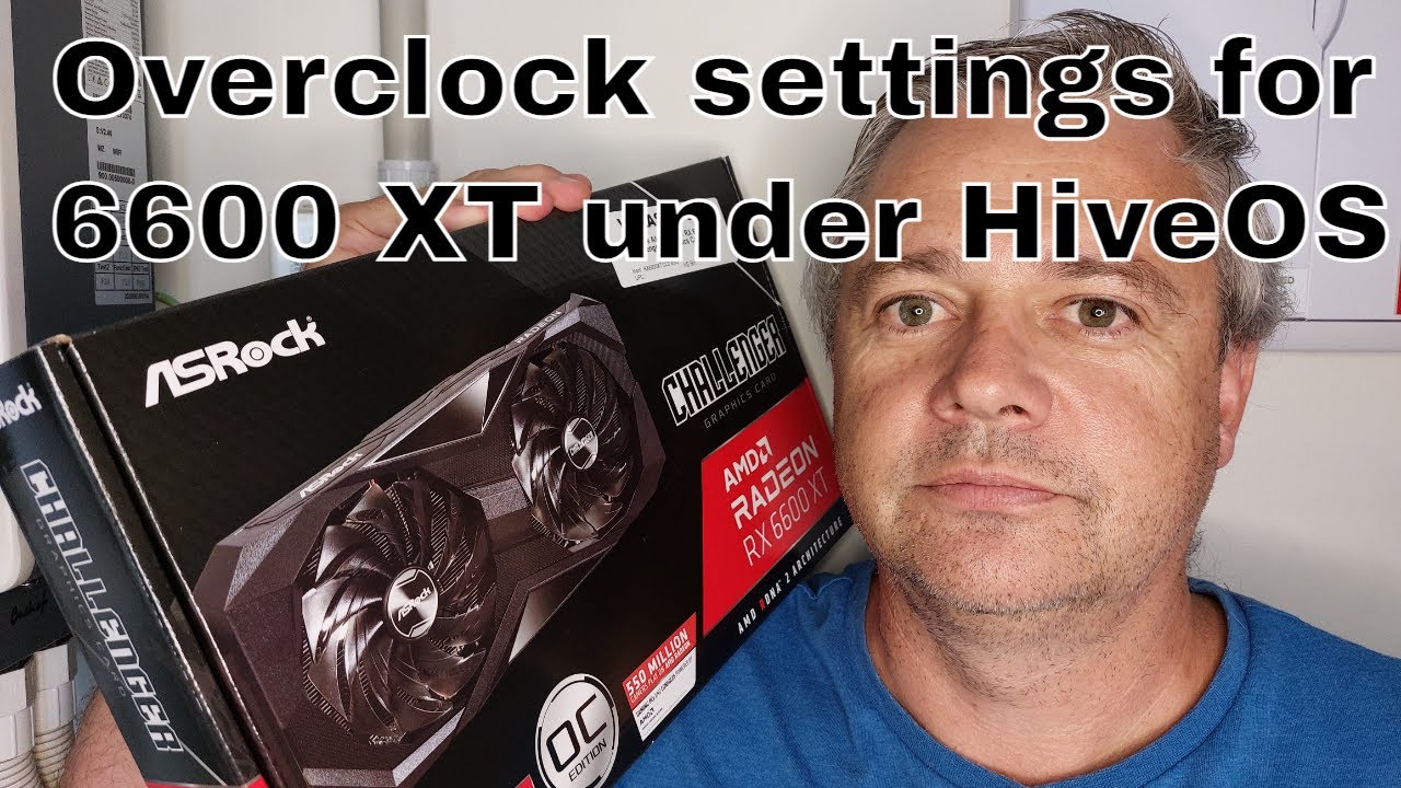 Overclock ASRock Radeon RX 6600 XT Crypto Mining on HiveOS