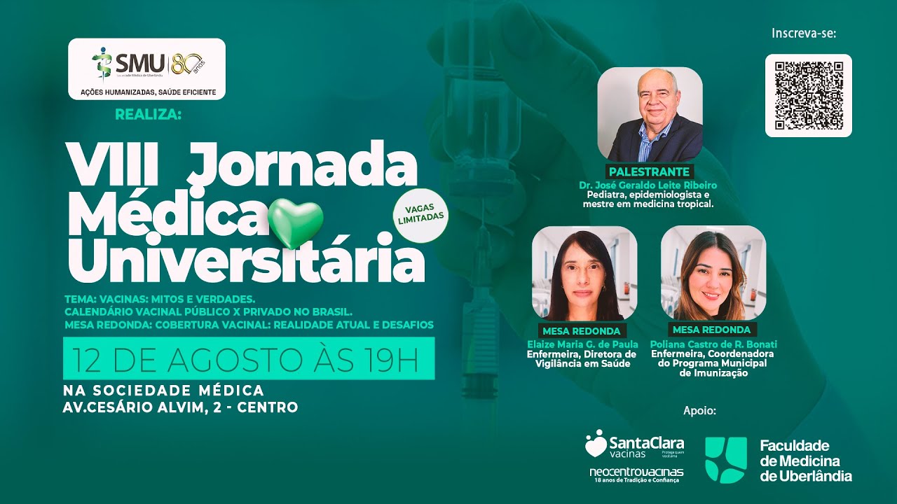 Transmissão - 8ª Jornada Médica Universitária na Sociedade Médica