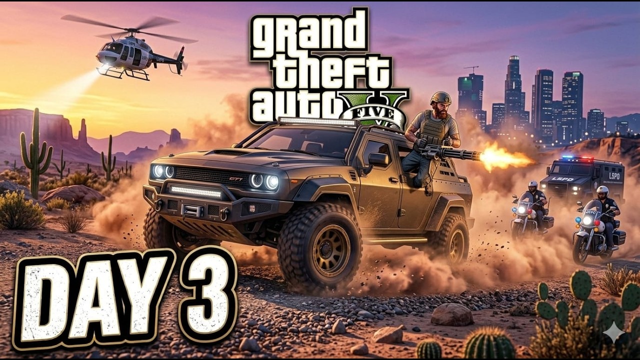 Grand Theft Auto V Gameplay Day 3 #gta5 #gta #liveinsaan