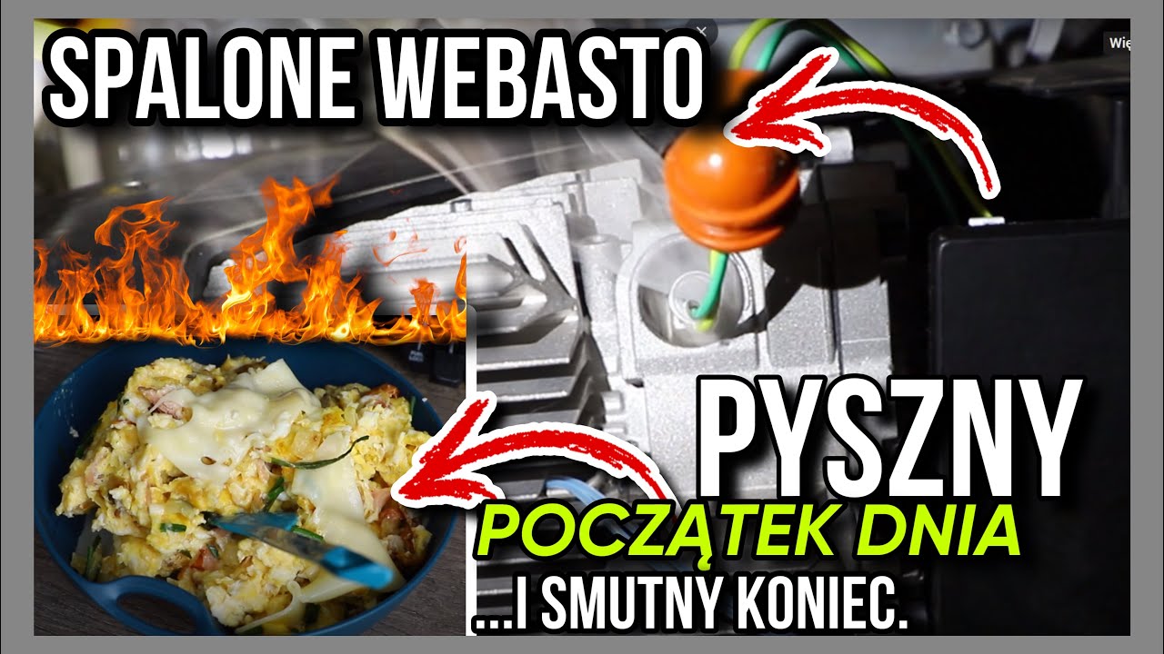 MOCNE!!-CHIŃSKIE WEBASTO SPALONE PRZEZ USZKODZONY AKUMULATOR? | DYMI-NIE DZIAŁA | VANLIFE