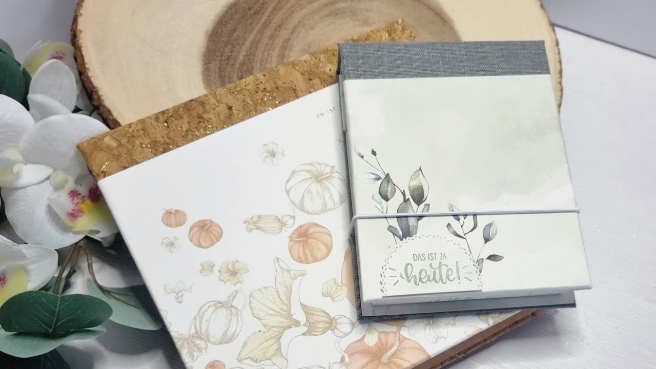 kleinen Notizblock einbinden, langsam erklärt, Bucheinband mit Buchleinen von #Craftelier