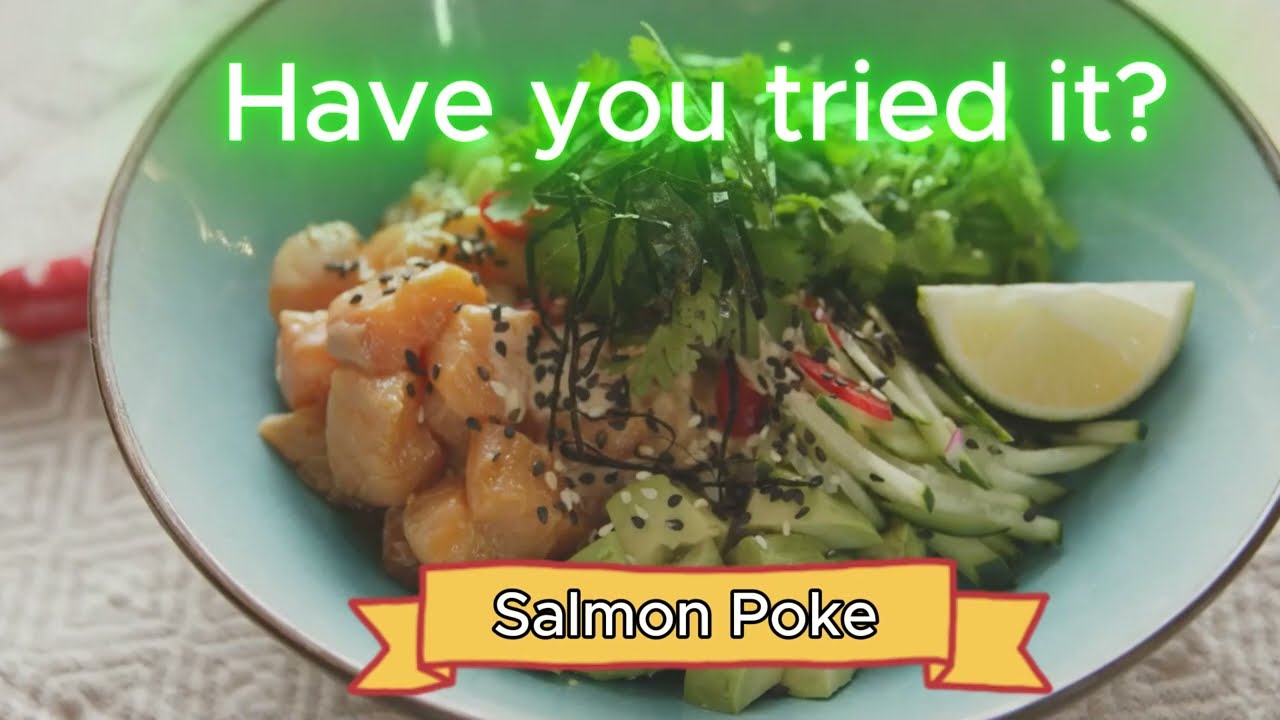 Poke with salmon at home - tastes like in a top restaurant!