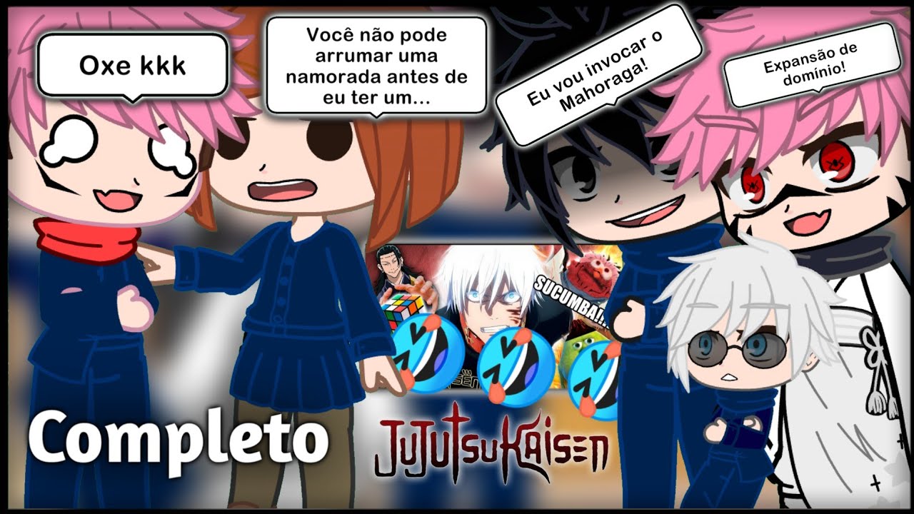 {COMPLETO} Jujutsu Kaisen react JUJUTSU KAISEN E A BAGUNCINHA EM SHIBUYA | TsukiUraya