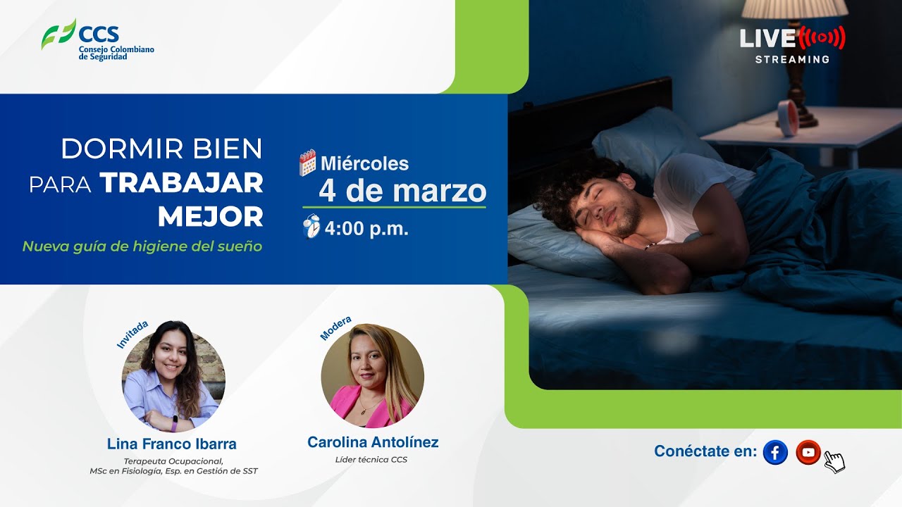 Hablemos de 'Dormir bien, trabajar mejor. Guía para promover la higiene del sueño'.
