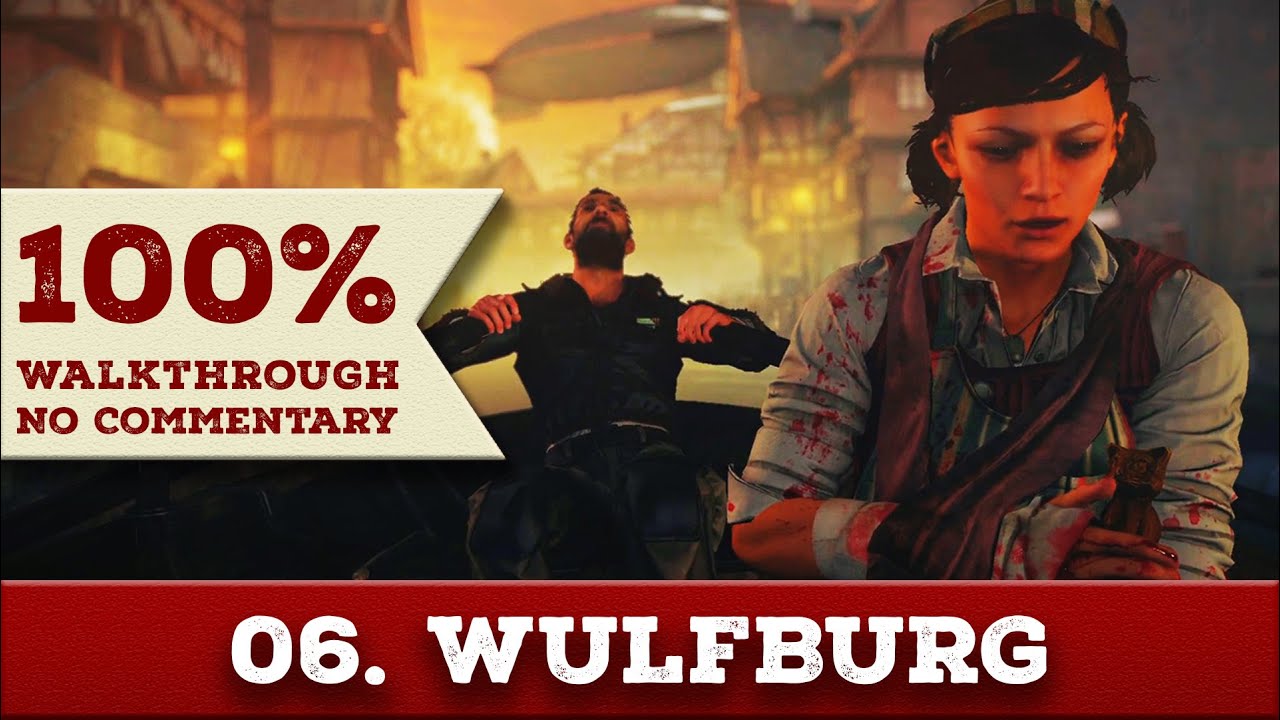 Wolfenstein: The Old Blood Walkthrough (Über difficulty,All Collectibles) part6 WULFBURG