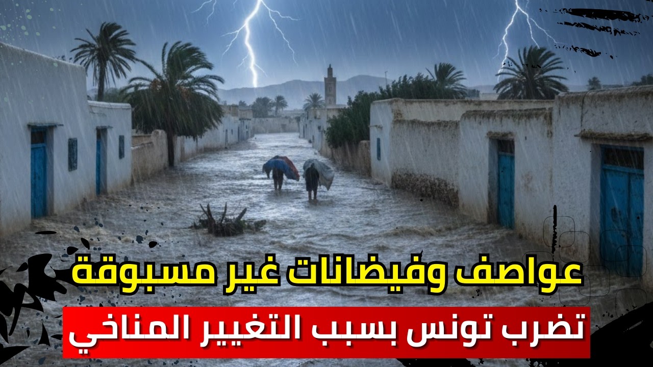 بسبب التغيير المناخي: خبراء ومختصون يحذرون تونس من عواصف وفيضانات غير مسبوقة قادمة
