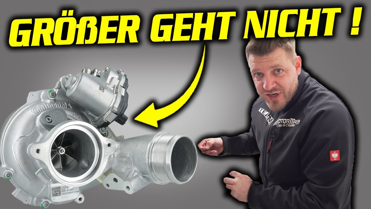 RIESIGER Turbolader (legal) f&uuml;r 600+ PS😱 riskanter Versuch gef&auml;hrdet komplettes Projekt Golf 8 R600