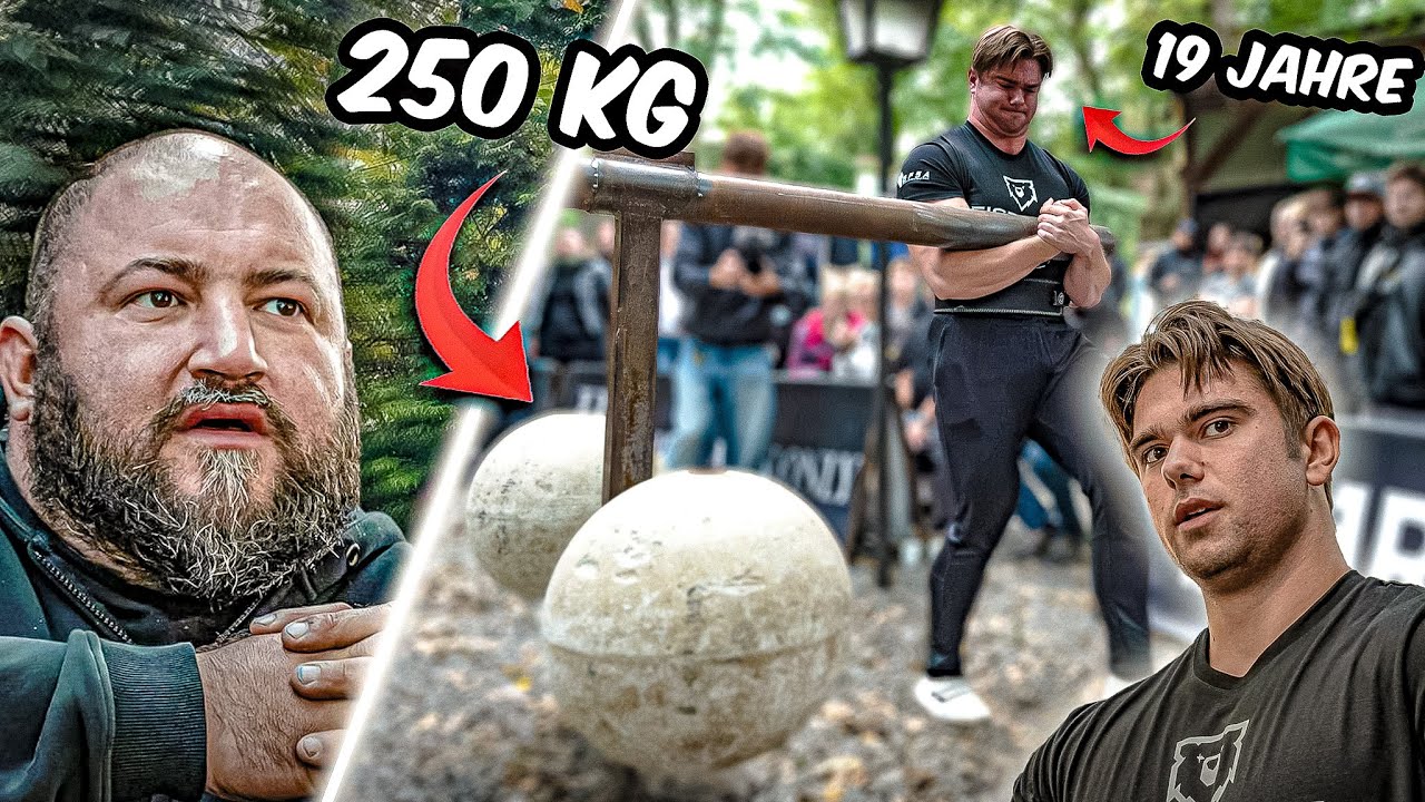 Bin ich wirklich stark genug? Dennis coached Strongman Wettkampf!