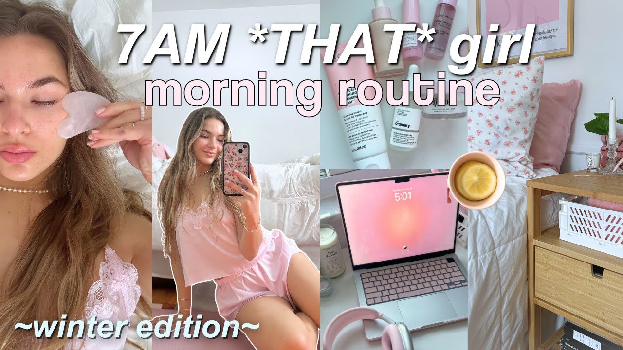 THAT GIRL *WINTER* MORNING ROUTINE ❄️🧘🏼‍♀️ habits for a healthy winter