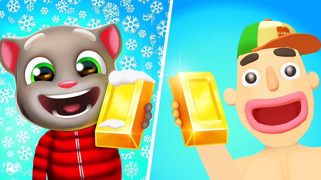 Sandwich Runner VS Talking Tom Gold Run - Tom Gold Run New Update, Tom Gold Game, Tom Hero