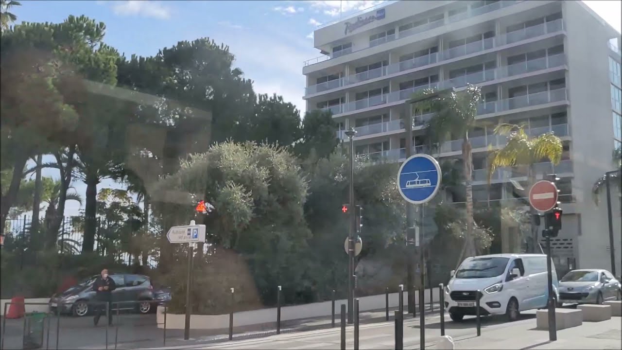 NICE tramway L2  Port Lympia → Cadam  , trajet de 