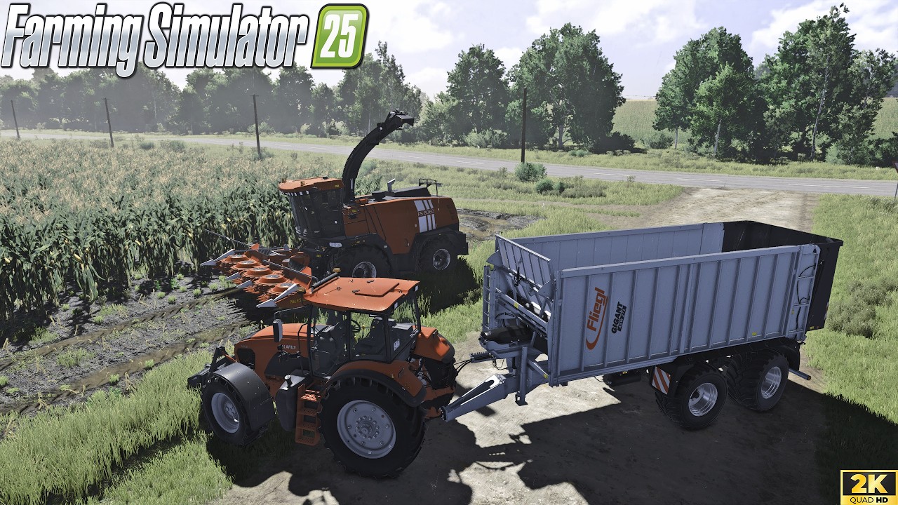 🌾🌾FS25 | Карта Zhuravlevo | Relax | Уборка Кукурузы | Palese, MTZ | ReShade🚜 STREAM #7