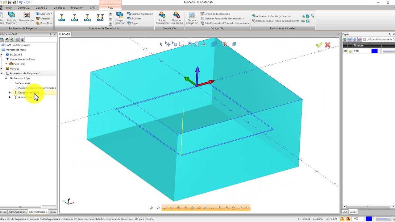 000 Como Iniciar con BobCAD CAM