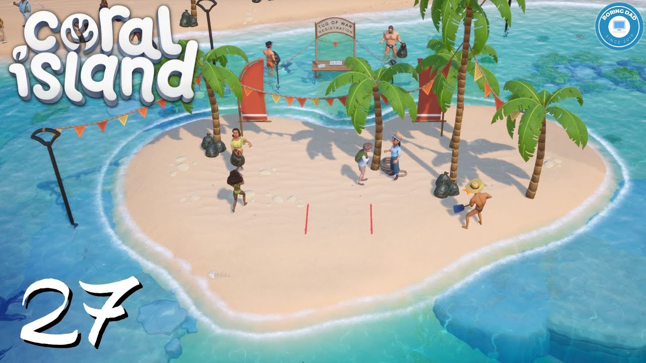 Beach Cleaning Festival | CORAL ISLAND | Cosy 3D Stardew Valley-Like | Part 27