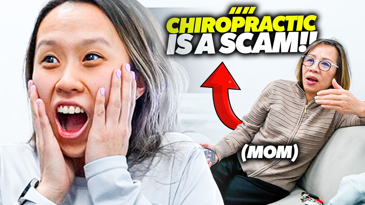 MOM WAS **SKEPTICAL** OF CHIROPRACTORS‼️😭 | Asmr Jaw, Neck Pain, Headache Cracking | Dr Liu