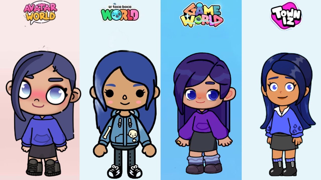 💙Indigo Keen Look In 4 Gameplay #pazu #avatarworld #tocaboca#gameword