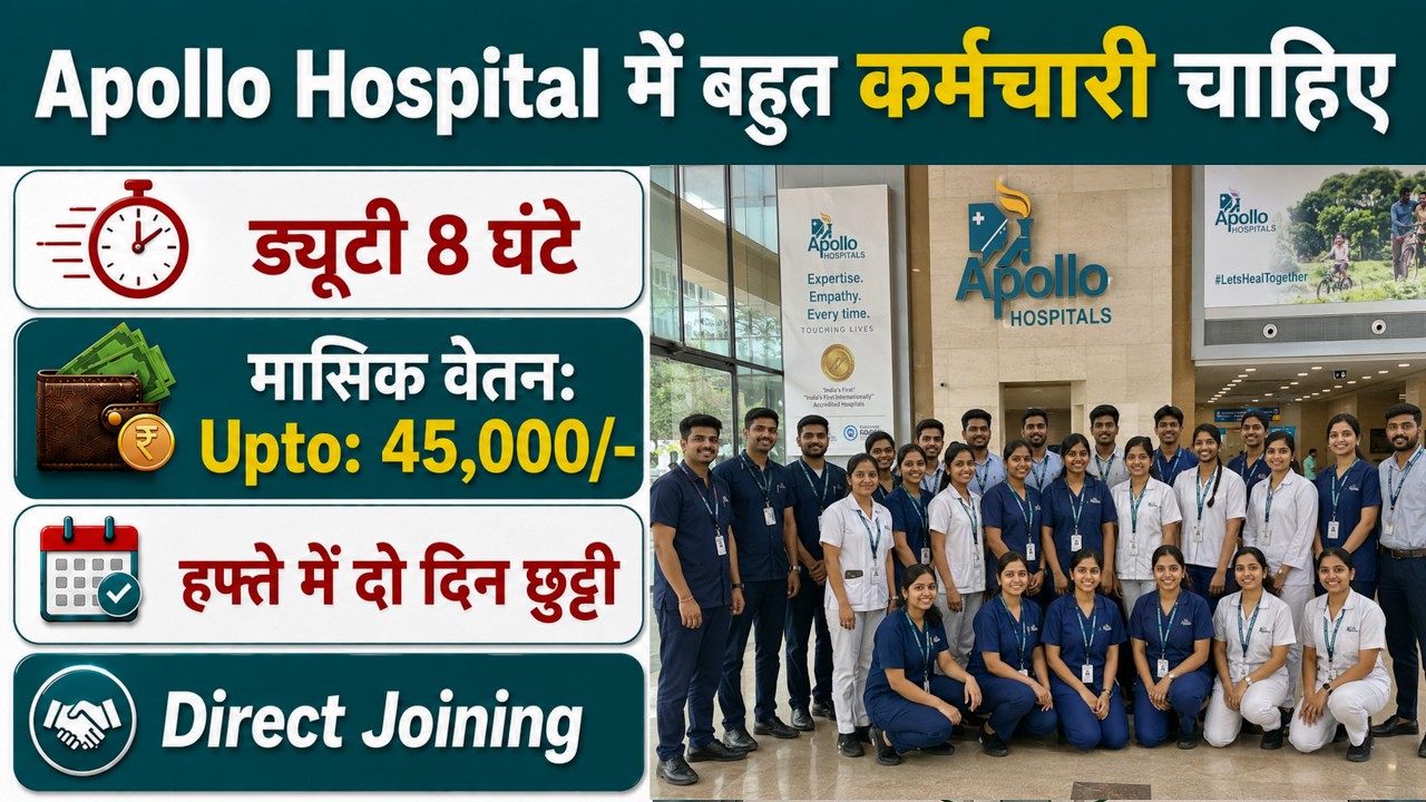 Apollo Hospital recruitment 2026 | Apollo Job vacancy 2026 | Private Hospital Job vacancy 2026