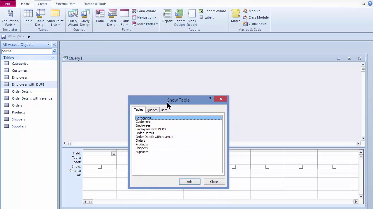update action query