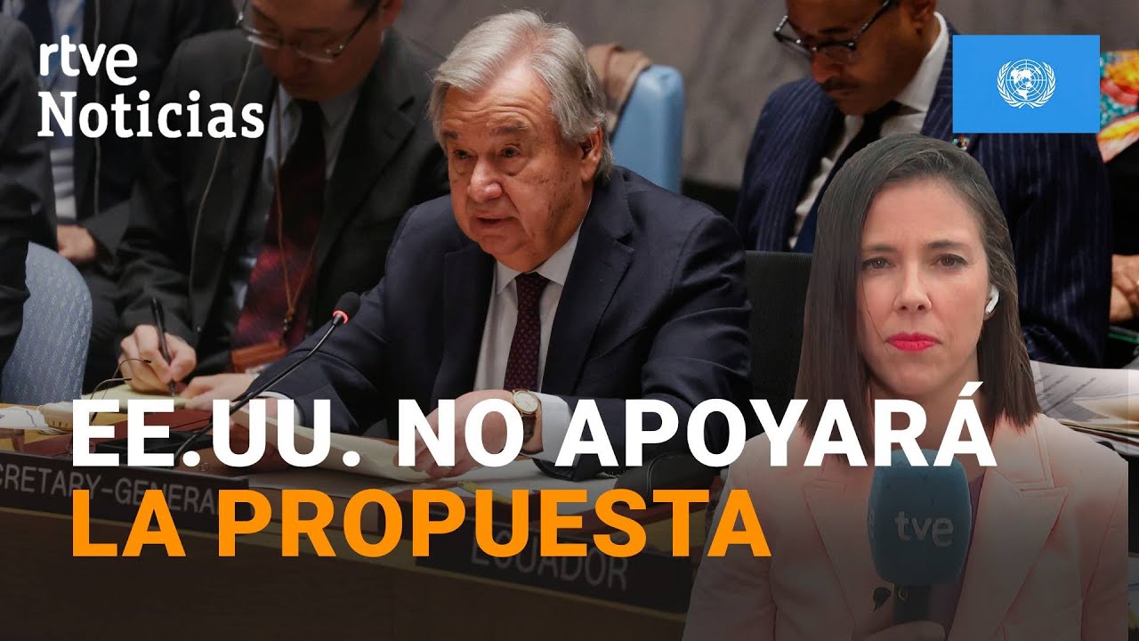 ONU: GUTERRES intenta FORZAR un ALTO el FUEGO en GAZA, 