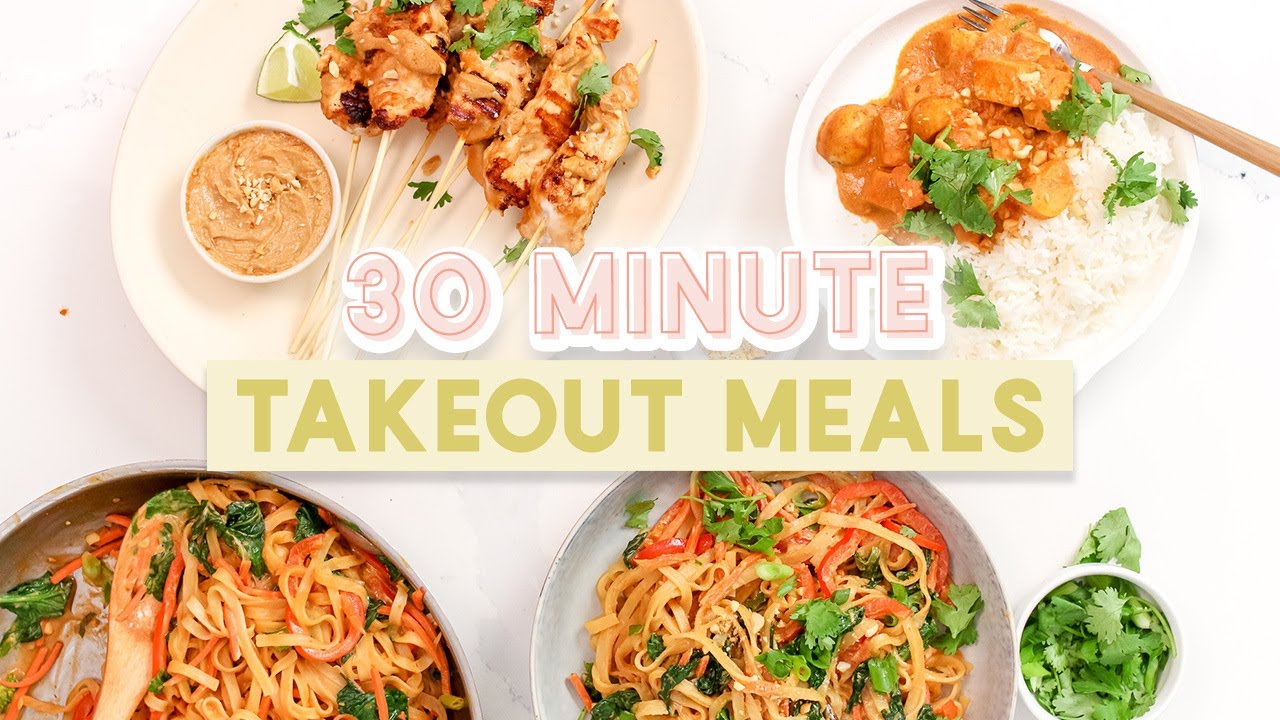Homemade Takeout Meals in 30 Minutes or Less | Healthy & Easy Recipes!