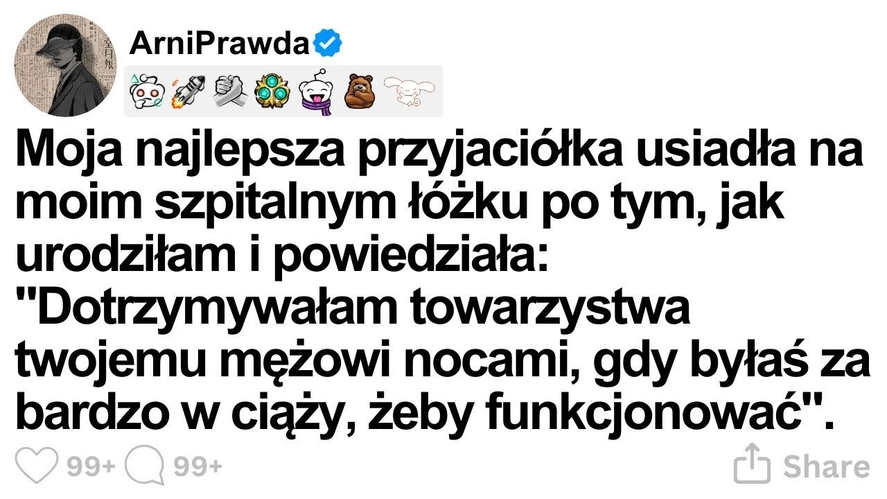 [CALA HISTORIA] Po porodzie przyjaci&oacute;łka powiedziała: &bdquo;Dotrzymywałam mężowi towarzystwa nocami.