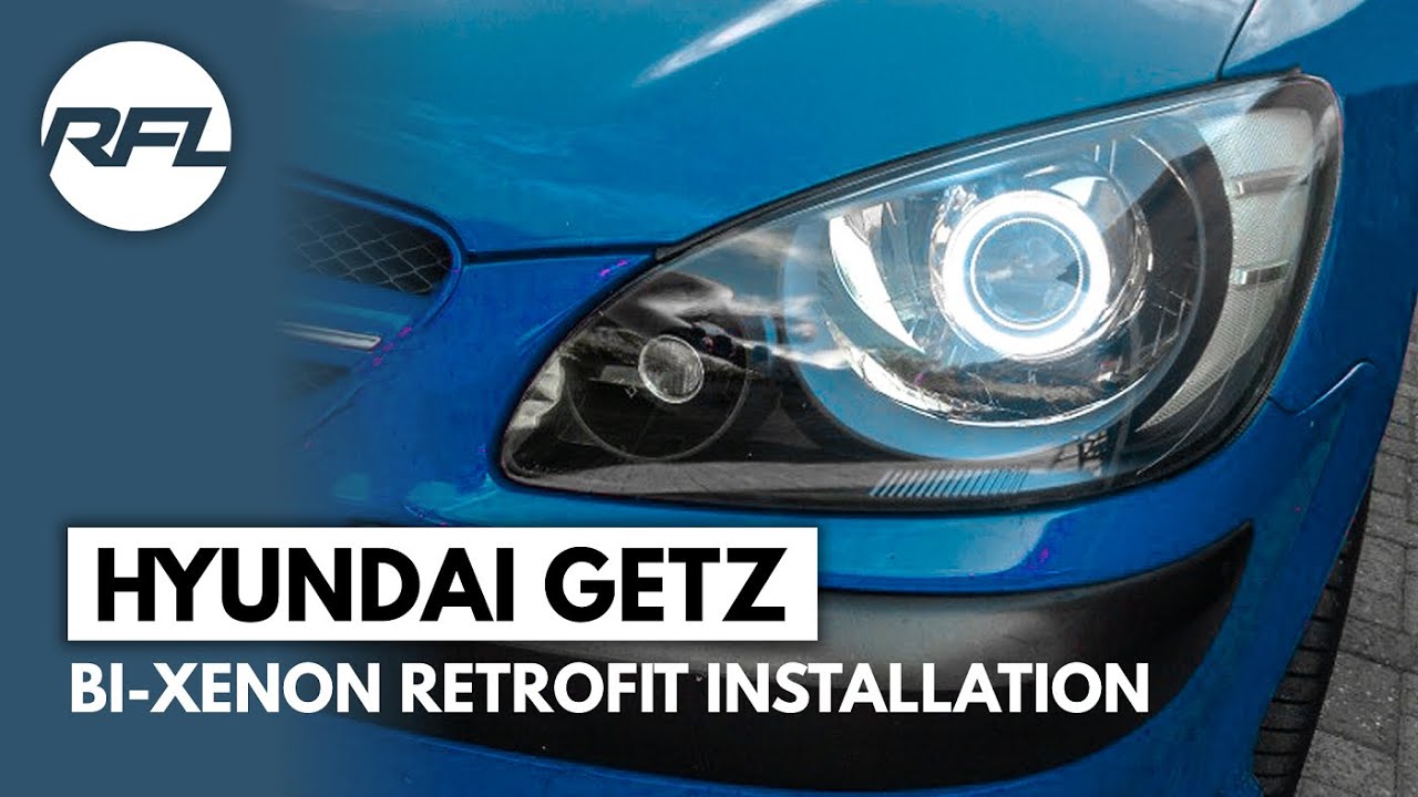 Hyundai Getz 2006-2009 | Projector HID Bi-Xenon Retrofit installation DIY headlight Upgrade