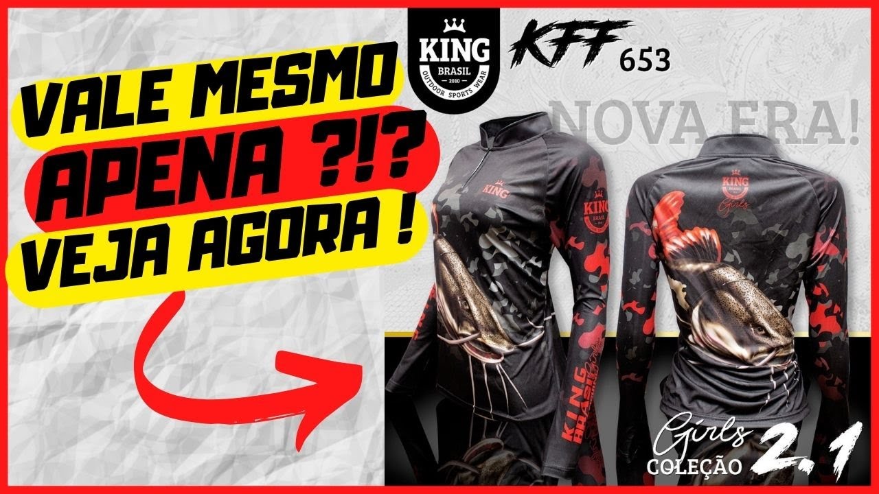 Análise blusa king para pesca🎣🐠 Análise blusa king para pesca🎣🐠 #pescaria #pescar