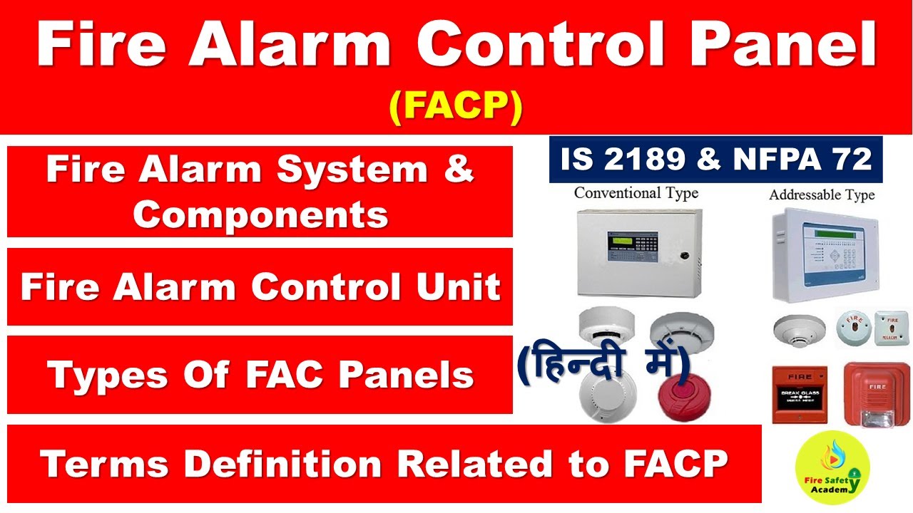 Fire Alarm Control Panel (FACP) हिन्दी में | Fire Alarm System Components | Types of FACP | IS:2189