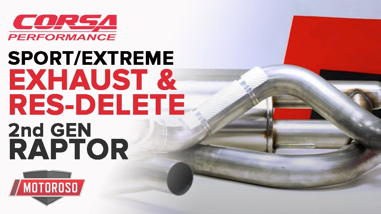 Corsa Exhaust Sounds on Ford Raptor! Sport Cat-back 14397 & Extreme X-pipe 14396