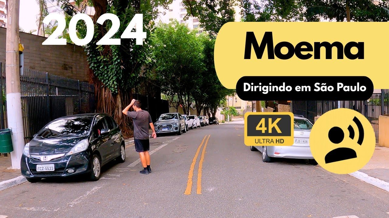 Dirigindo em Moema por algumas de suas ruas mais esquisitas.
