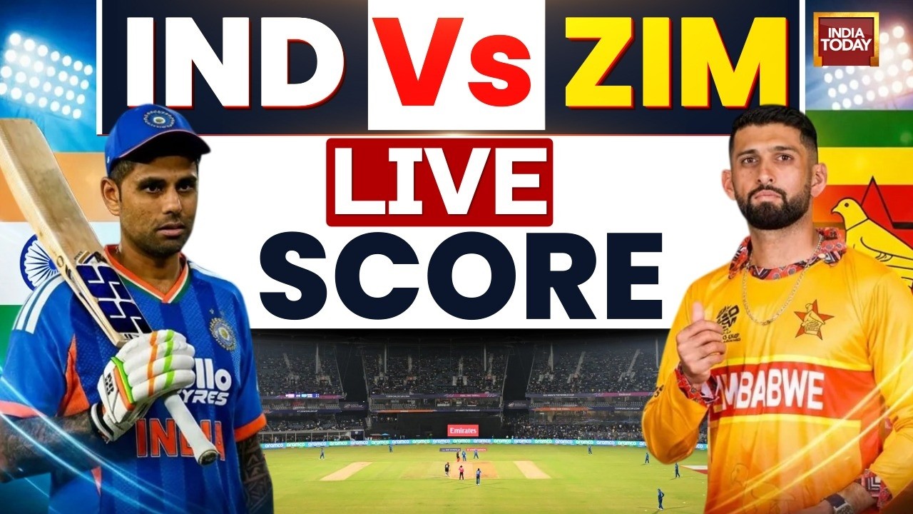 IND vs ZIM T20 World Cup Match LIVE: India Scores 256, Zimbabwe Need 257 Runs To Win | LIVE Match