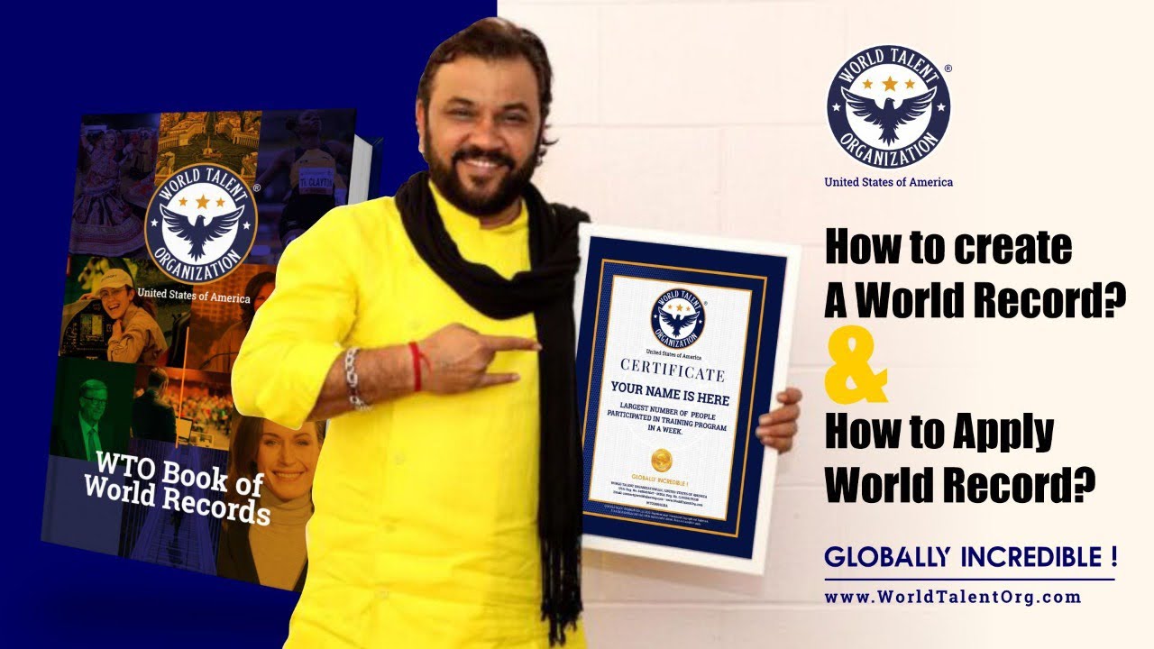 How to create a World Record & How to Apply World Record.