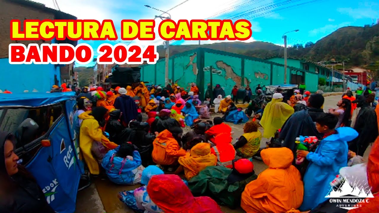 Lectura de cartas BANDO La Uni&oacute;n Dos de Mayo Hu&aacute;nuco Carnaval Domaino 2024