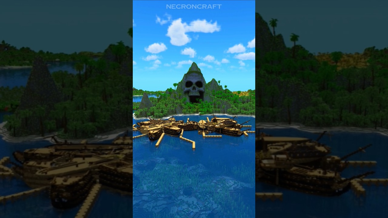 Pirates megabase | Minecraft Timelapse ##minecraft #minecraftbuilding #minecraftbuild #potc #pirates