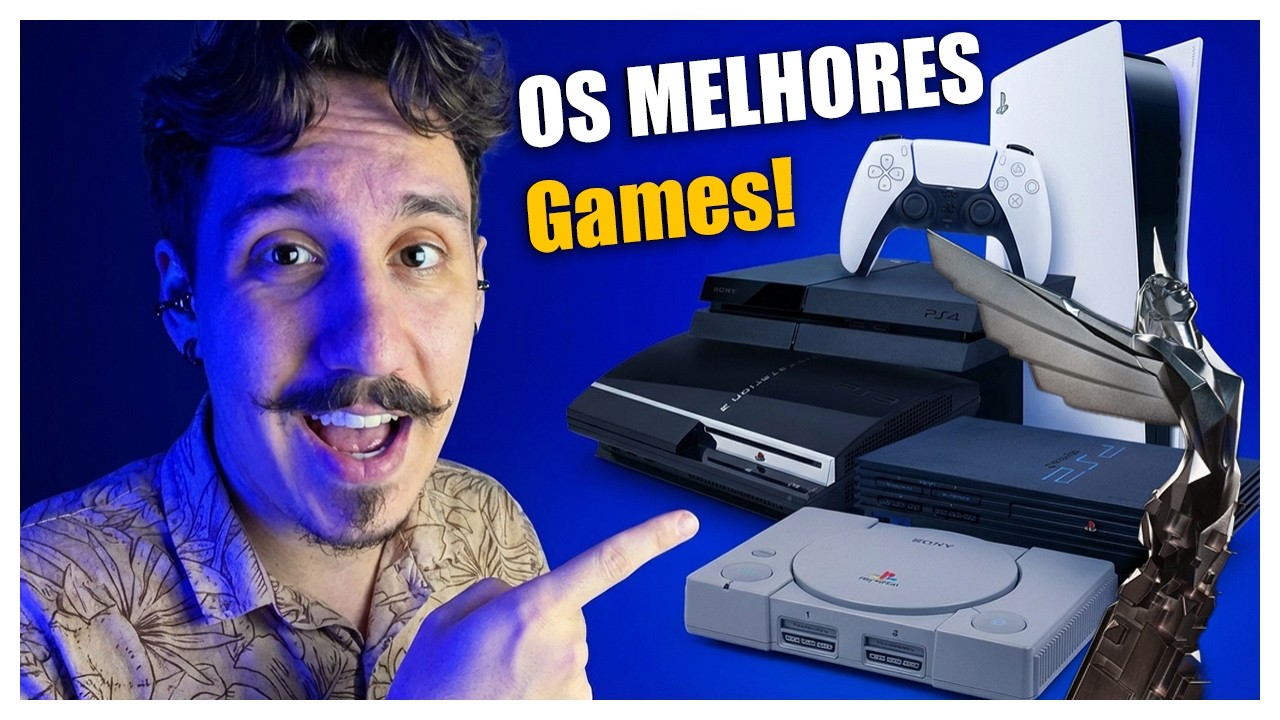 O MELHOR JOGO de cada Playstation! 😱