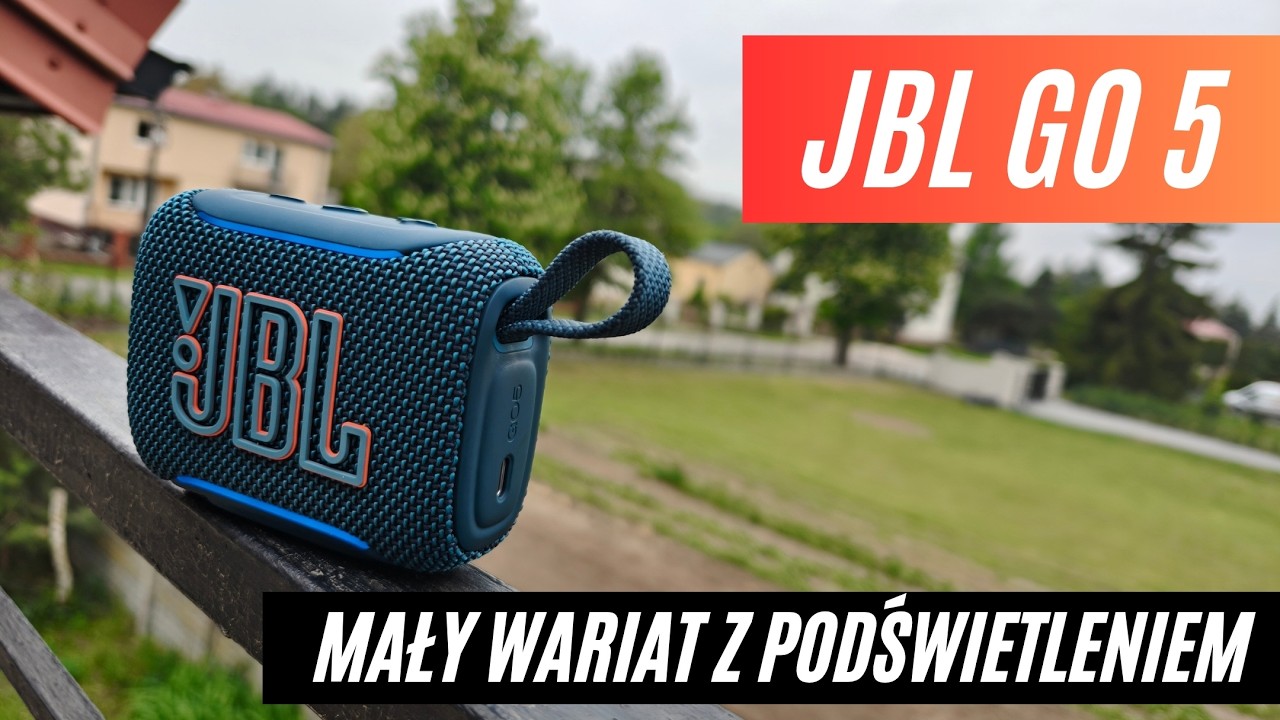 JBL GO 5 - recenzja małego głośnika z podświetleniem (po raz pierwszy w historii JBL!)