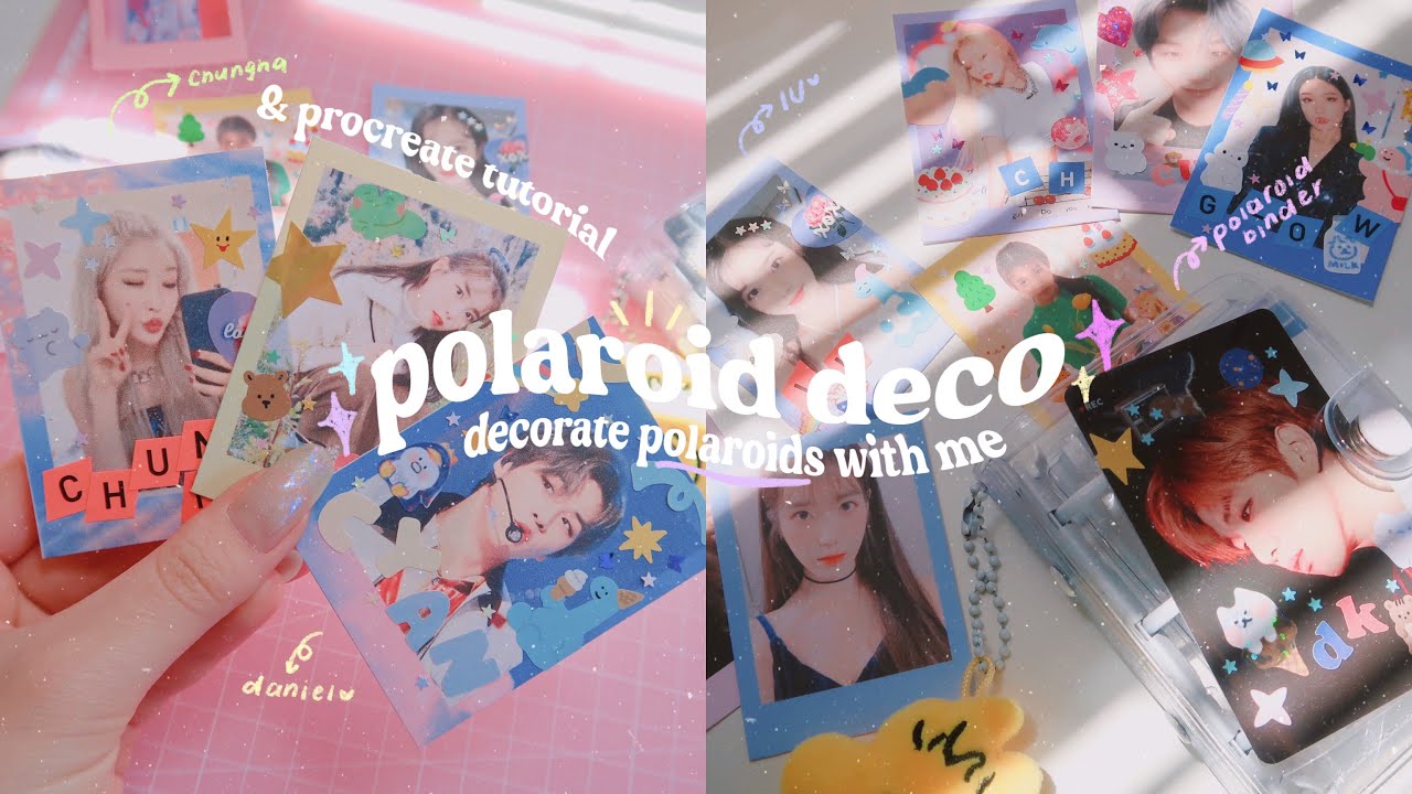 DECORATE POLAROIDS WITH ME 🦋 & polaroid procreate tutorial