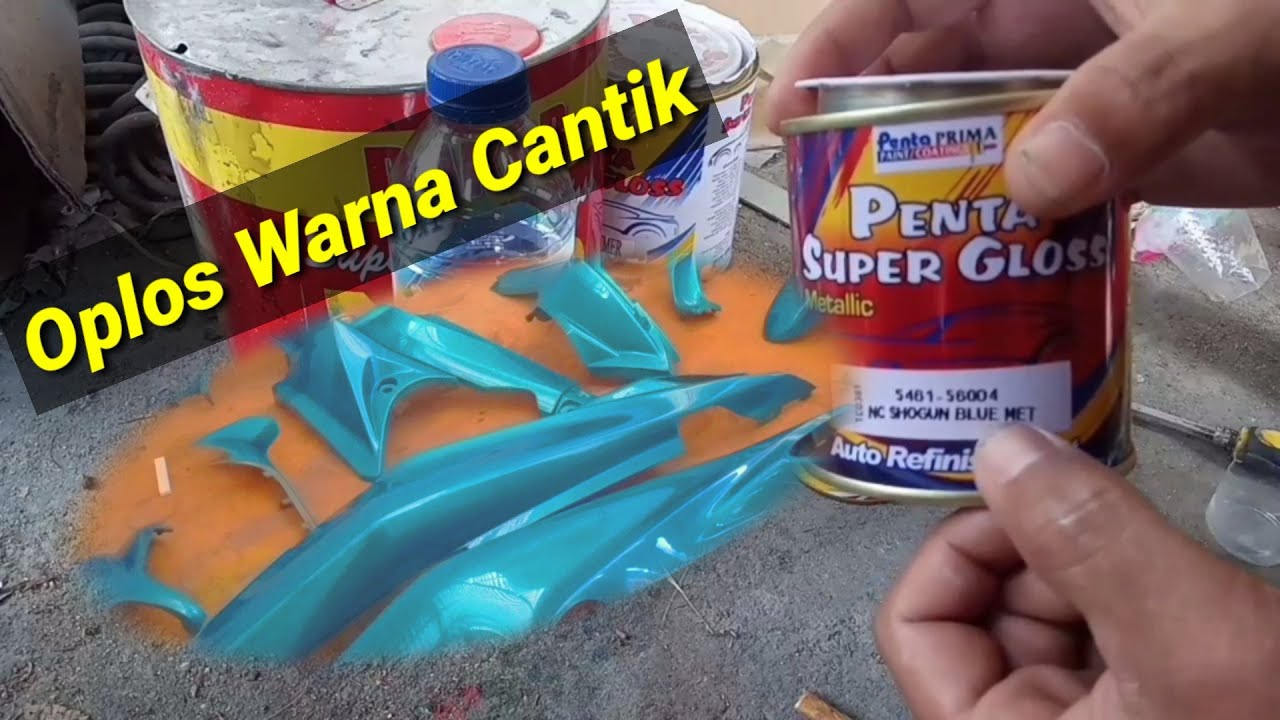 Oplos Cat Biru Merona