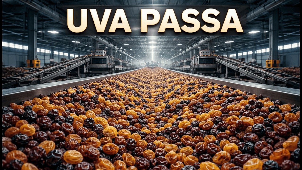 Nunca Imaginaste Cómo se Produce la Pasa – El Proceso es Increíble