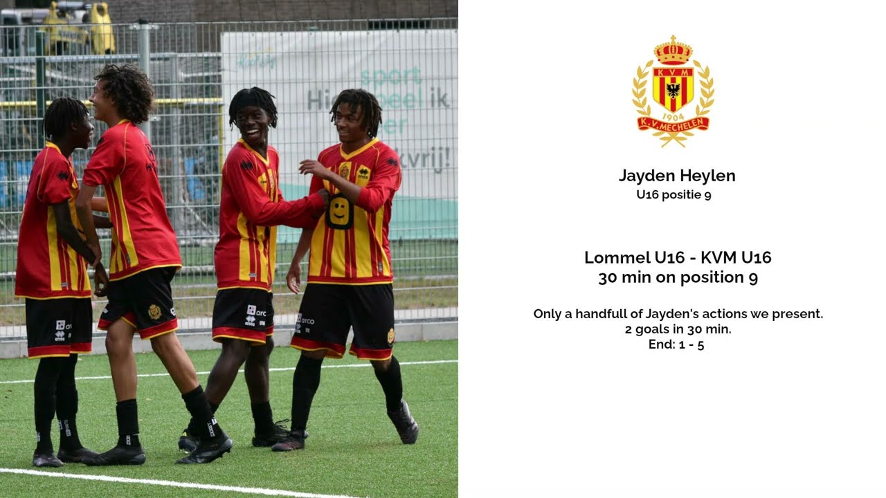 Lommel U16 - KV Mechelen U16