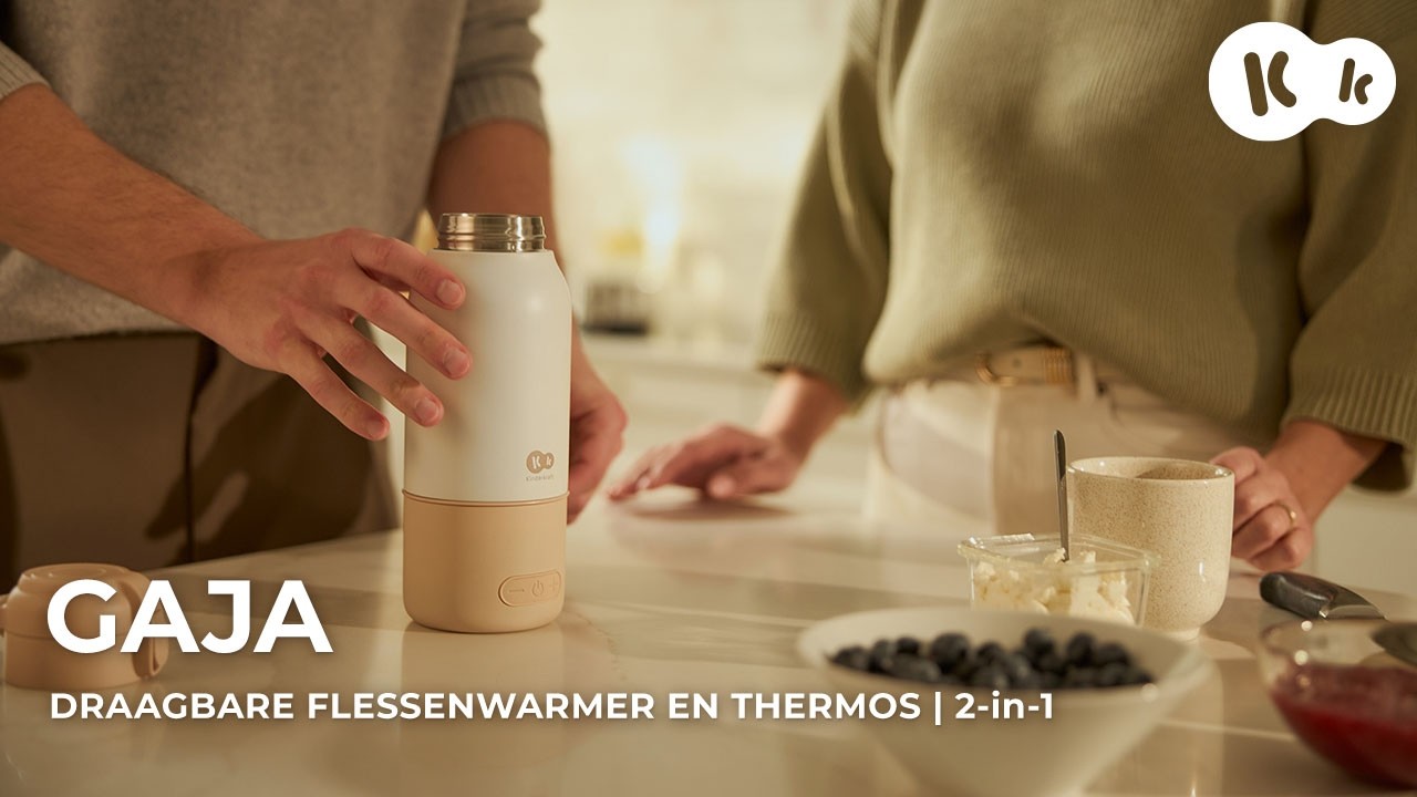 Kinderkraft GAJA – mobiele melkverwarmer en 2-in-1 thermos met 5 temperaturen | 500 ml