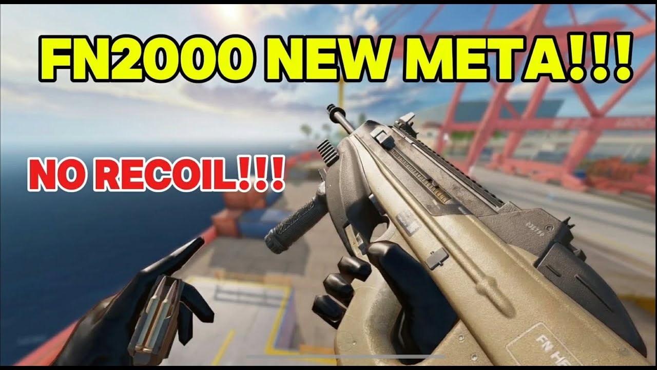 FN2000 No Recoil?? Blood Strike gameplay using FN2000 and win!!!