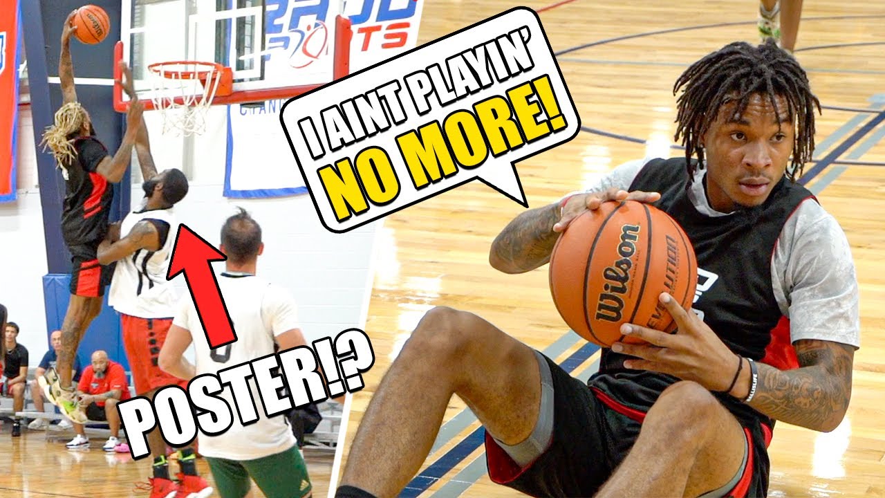 Clamp God DESTROYS indoor league w/ Slim Reaper & Ty Glover | NASTY POSTER DUNK!!!