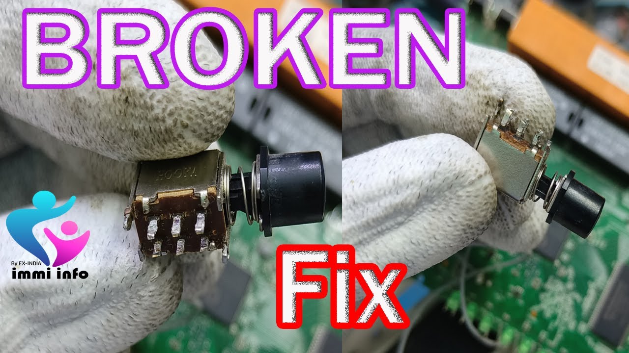 TP LINK ROUTER POWER SWITCH BROKEN FIX | BROKEN POWER SWITCH FIX