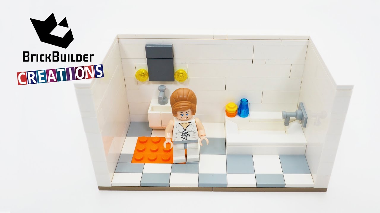 LEGO MOC BATHROOM | 128pcs | Brick Builder Creations