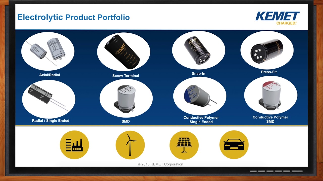Aluminum Electrolytic Capacitors -- KEMET and Mouser Electronics